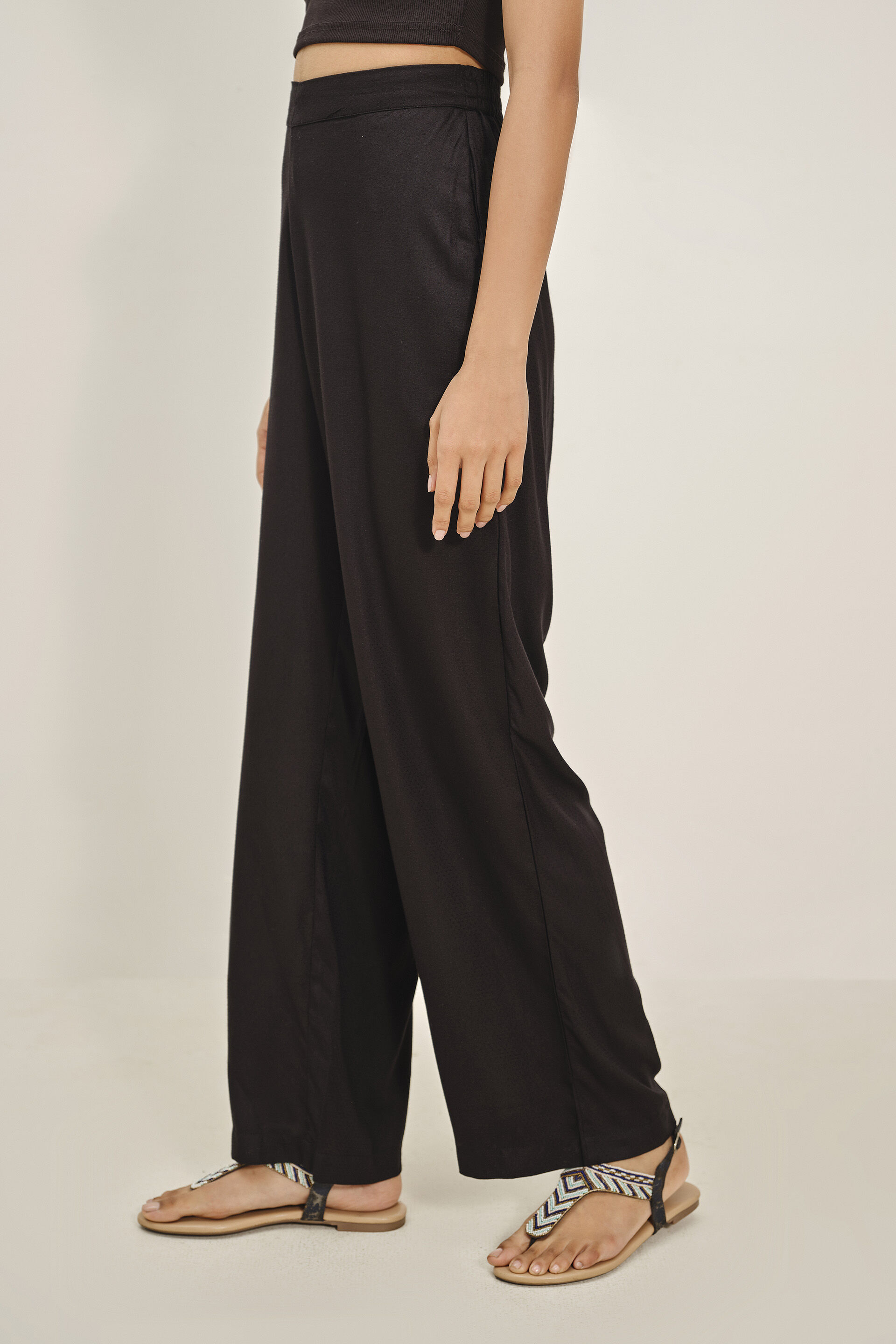 Kaaya Black Trousers, Black, image 4